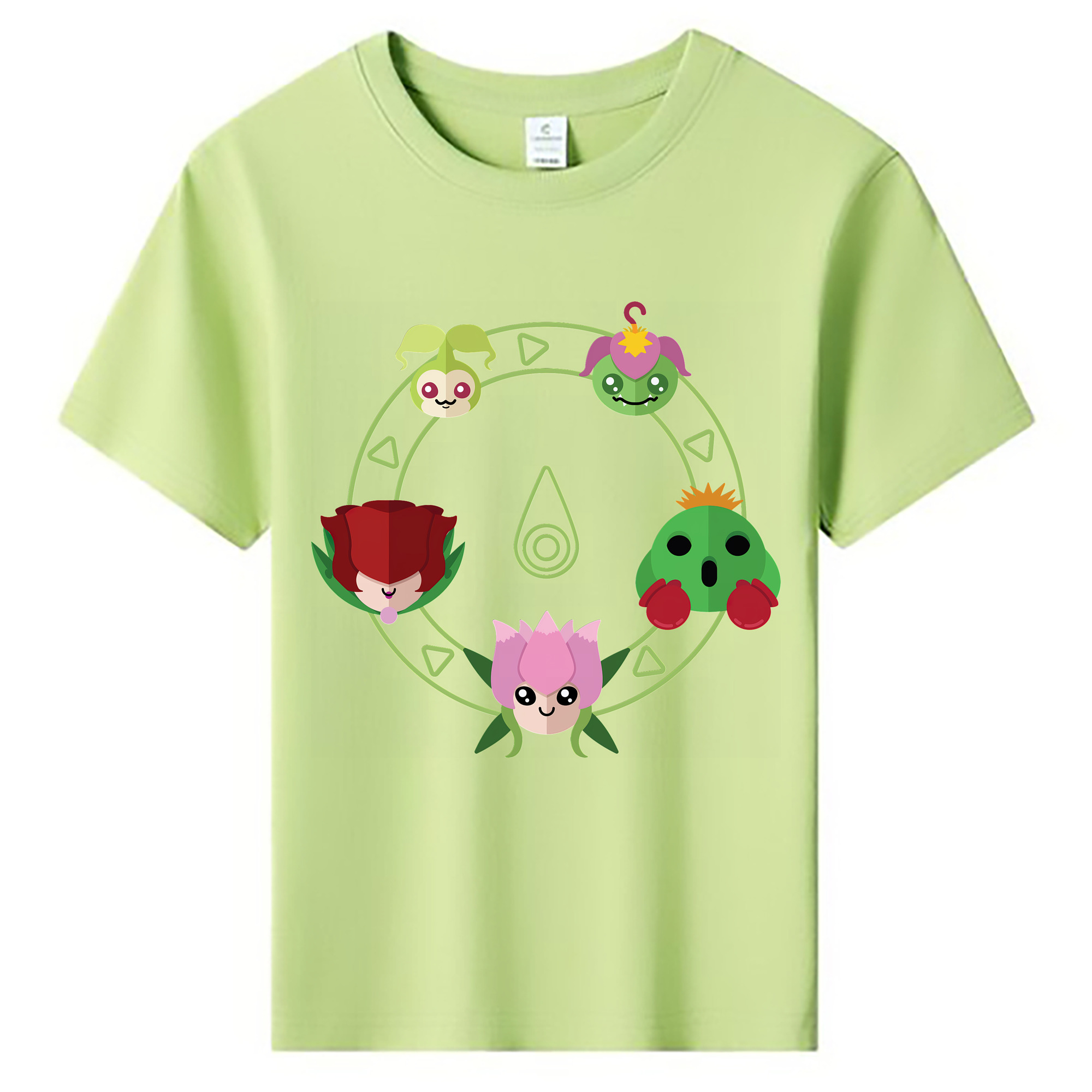 （画像用） Digimon デジタルモンスター/デジモン 綿100％キッズTシャツ（フロントプリント）
